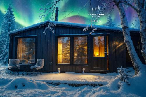 Fell Village 10|Sauna|Fireplace|Nature|Luosto3min