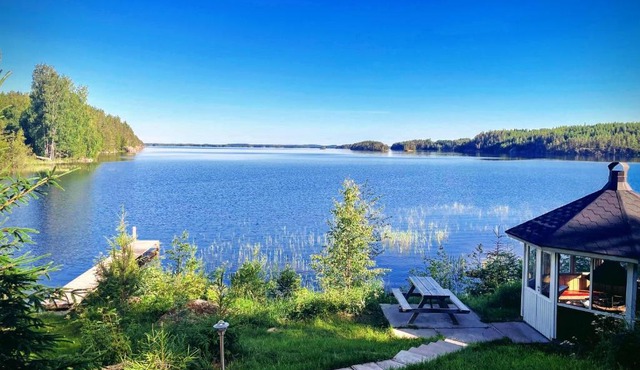 Fishing Cottage Villa Raikala on the lake Saimaa in Vuoriniemi