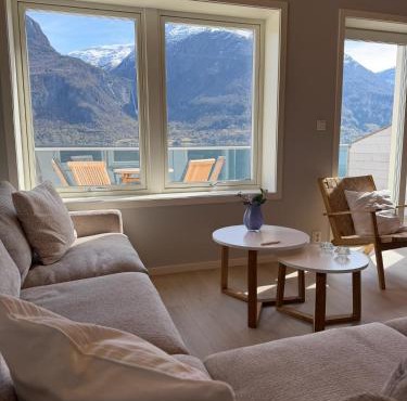 Fjord Apartment Sognefjord Panorama View in Luster