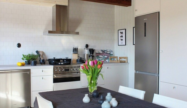 Flat in renovated stone barn in Hamra near the sea