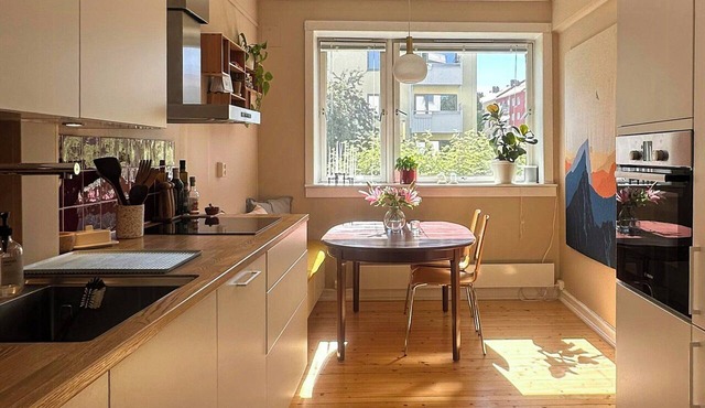 Flat with fireplace and vintage charm on Sagene in Oslo