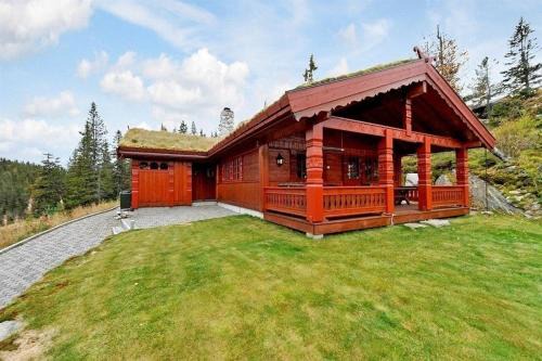 Flott hytte på Lifjell