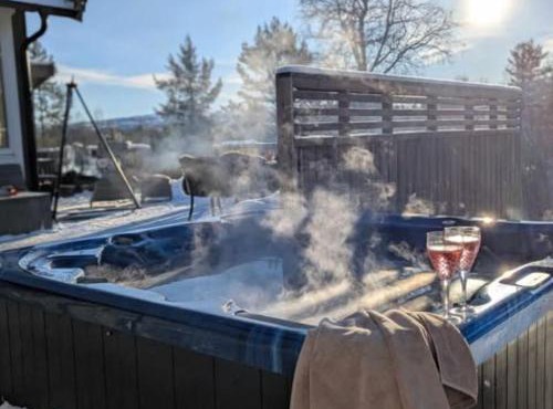 Frøybu- eksklusiv fjellhytte med jacuzzi, stor terrasse og plass til 12