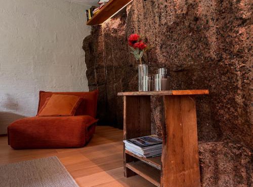Granit, loft-asunto kallion syleilyssä, ilmainen parkki ja sauna