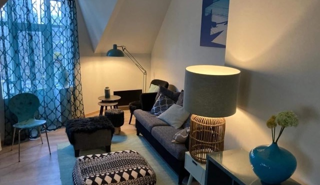 Great central apartment with view over water and church. 2 bedrooms.
