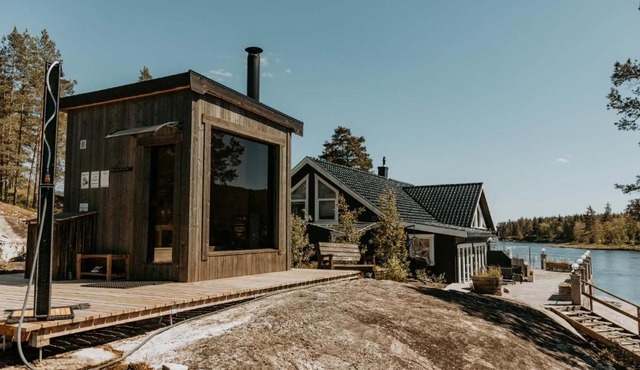 Hamsun Panorama med sauna in Amli