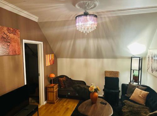 Historical house with view and shared patio in Ålesund