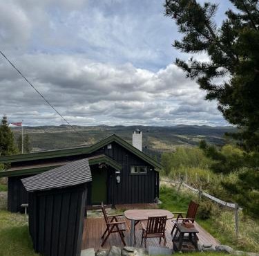 Høgbu - Historical Cabin with spectacular view - beautiful nature - 15 minutes from skiing resort