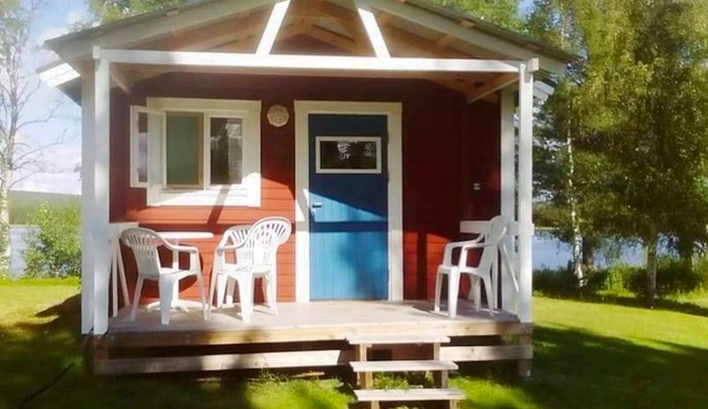 Holidays directly at the lake in Laponia in Gargnäs