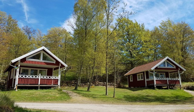 Holzhaus mit überdachter Terrasse by Interhome in Bräkne-Hoby