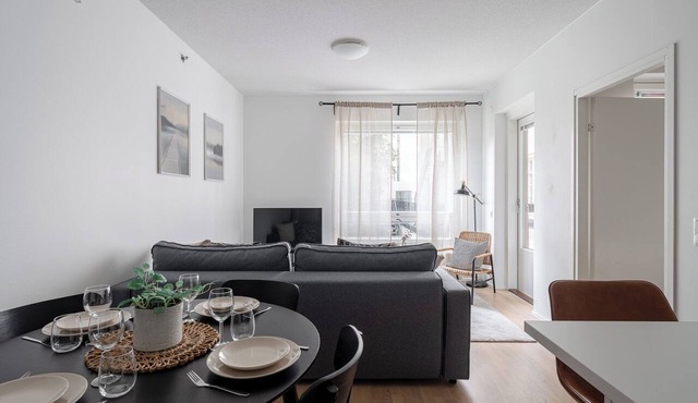 Homelike 1BR Apt with Sauna & Balcony at Pyynikki in Tampere