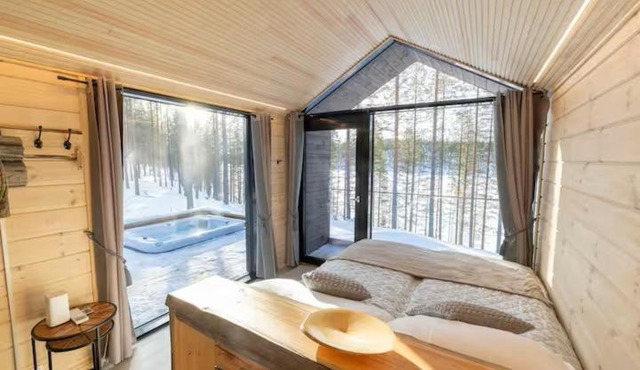 Hossaville Luxe Lake Cabin in Suomussalmi