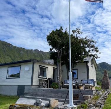 Hus med havutsikt i Lofoten in Kleppstad