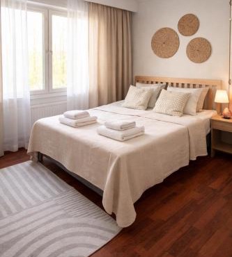 Lahti Vesijärvi Lake Side Life 2-room Apartment with Free Private Parking