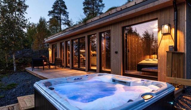 Lille Tyven · Privat jacuzzi · Dyrevennlig· 30 min OSL in Hurdal Municipality