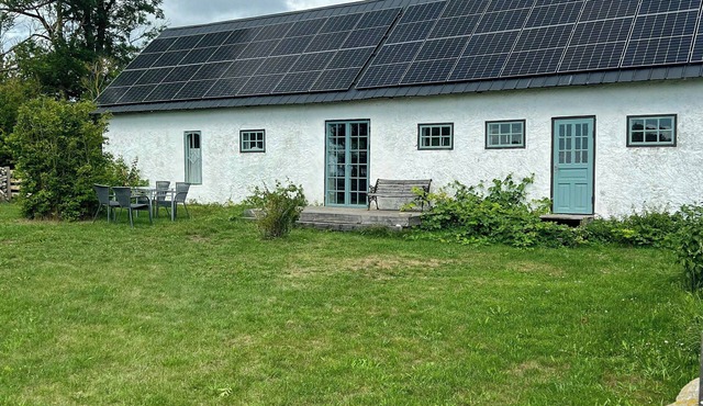 Limestone house near Hoburgsgubben on Gotland