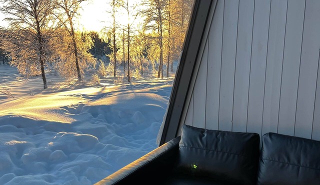 Lodge Arctic 4 – sauna, toit vitré & vue lac Inari