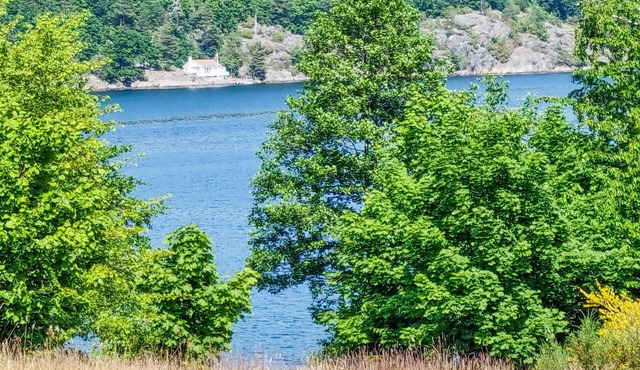 Look forward to a great time with the family in this vacation home with fjord view!