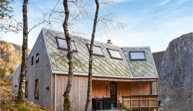 Lovely Home In Erfjord With House Sea View