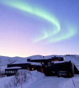 Luxuary Fjord Cabin with Sauna and Northern Light