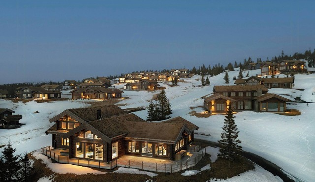 Luxurious log cabin at Mostertoppen