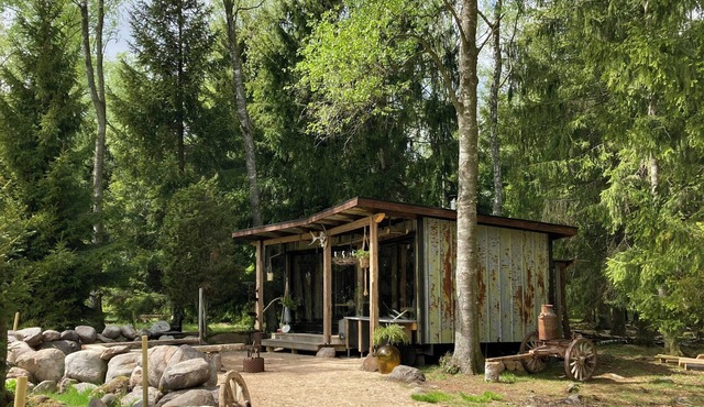 Luxurious off-grid cabin in Halland
