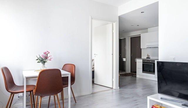 Modern 1BR Home with Sauna & Balcony in Lahti