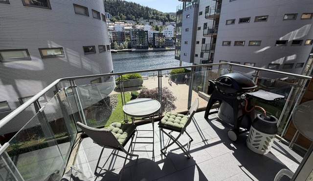 Modern apartment Møhlenpris with seaview in Bergen