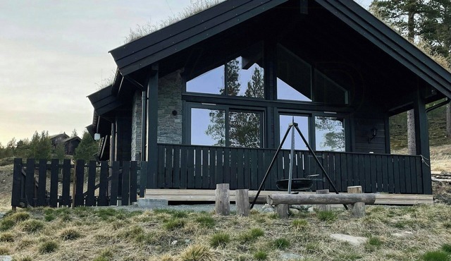 Modern cabin at the gateway to Jotunheimen