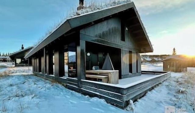 Modern cabin Hafjell high standard ski-in/out