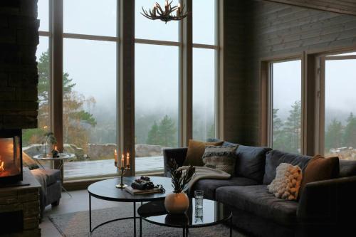 Modern Cabin With Gaustatoppen Views Near Oslo