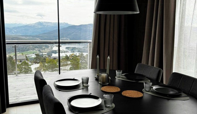 Modern cabin with panoramic views in Vrådal in Vrådal