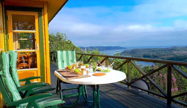 Modern,charming house with a fantastic view of the fjords, North Sea and islands