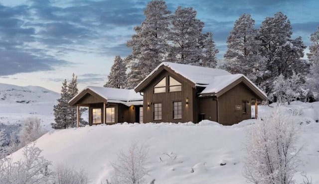 Mountain cabin with panoramic views in Savalen