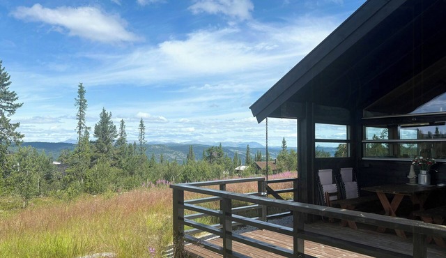 Mountain cabin with panoramic views near Geilo