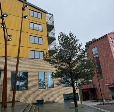 New 3-Room Apartment with Great View Close to Thon Center Sartor