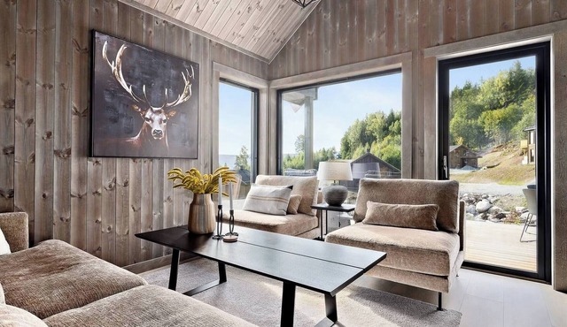 New and great cabin at the foot of Norefjell in Noresund