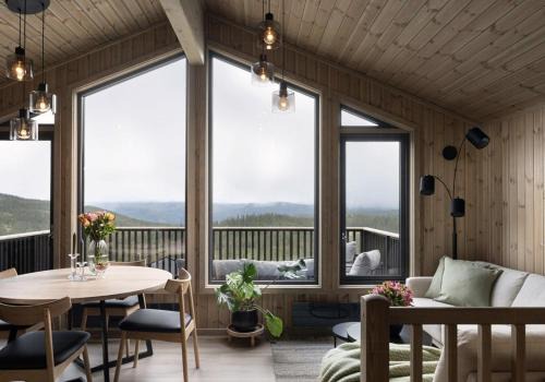 New Cabin At Norefjell With Mountain Panorama