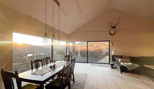 New cabin with panoramic views at Hardangervidda in Eidfjord