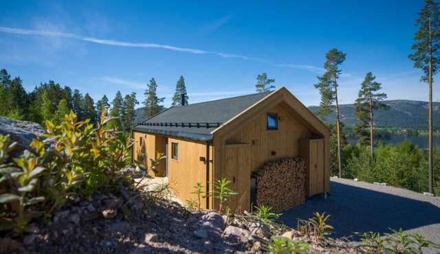 NEW! Cosy comfortable newly built wooden house with fantastic view