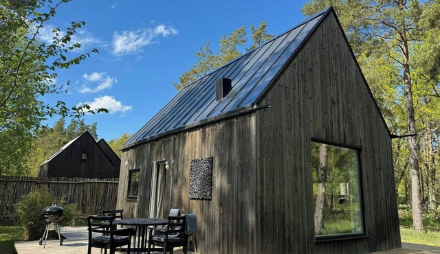 New timber house on Öland with panoramic windows