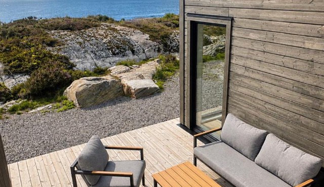 Newly built architecturally designed atrium house in Kristiansund
