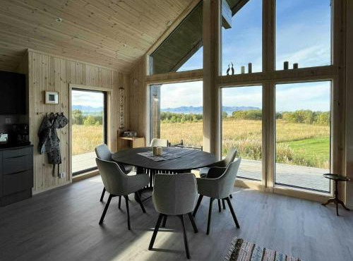 Newly Built Cabin On Andøya With Northern Lights