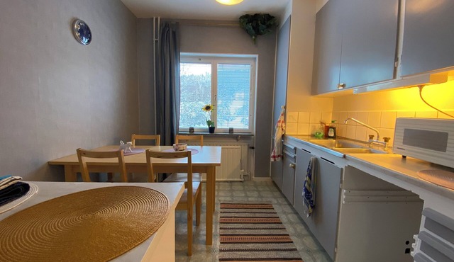 Nice cozy apartment with separeate bedrooms large living area, kitchen, bathroom in Västernorrlands län