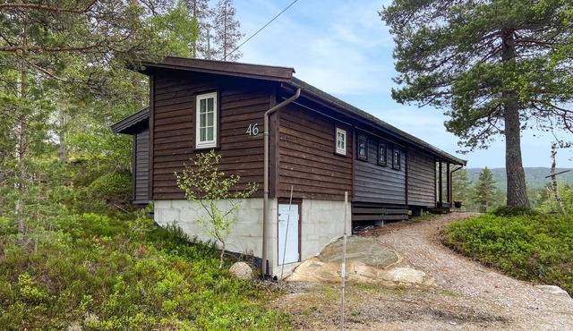Nice home in åseral with house a mountain view