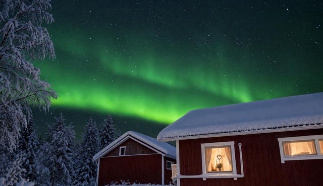 Northern Lights Farmhouse with Sauna in Muurola