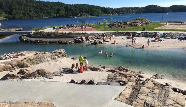 Nyrestaurert leilighet nær byen og badeplass