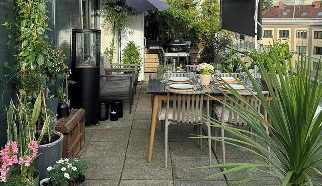 Penthouse with large terrace in central Oslo