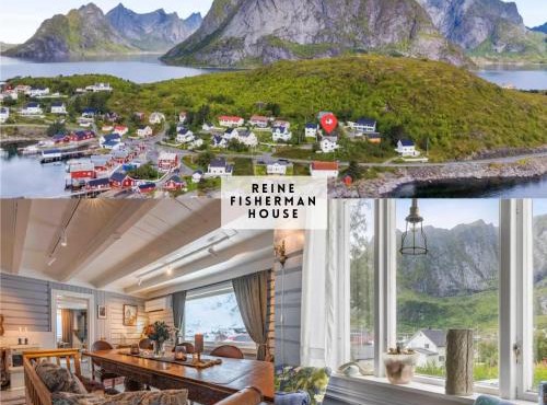 Reine Fishermans House - Mountain & Seaview