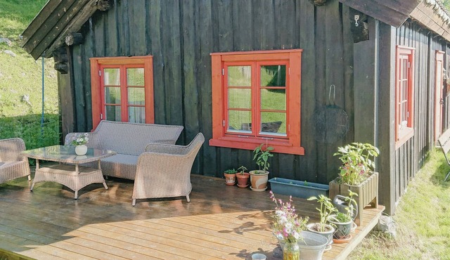 Restored cabin from 1852 in Bergsjø area